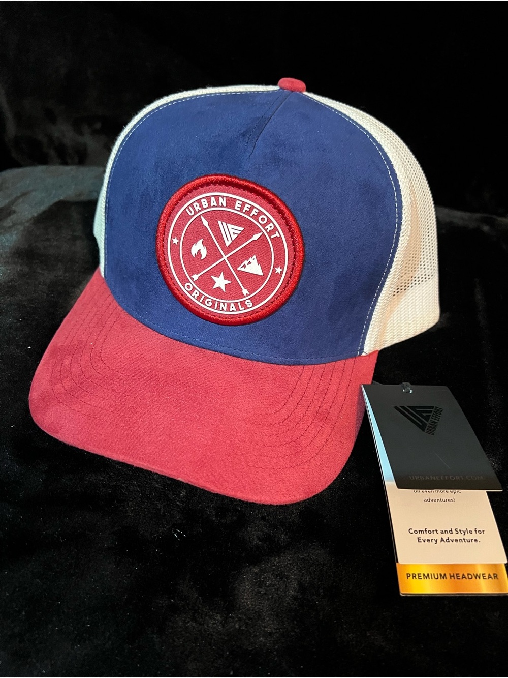 Urban Effort Originals Navy, Red & Cream Trucker Hat